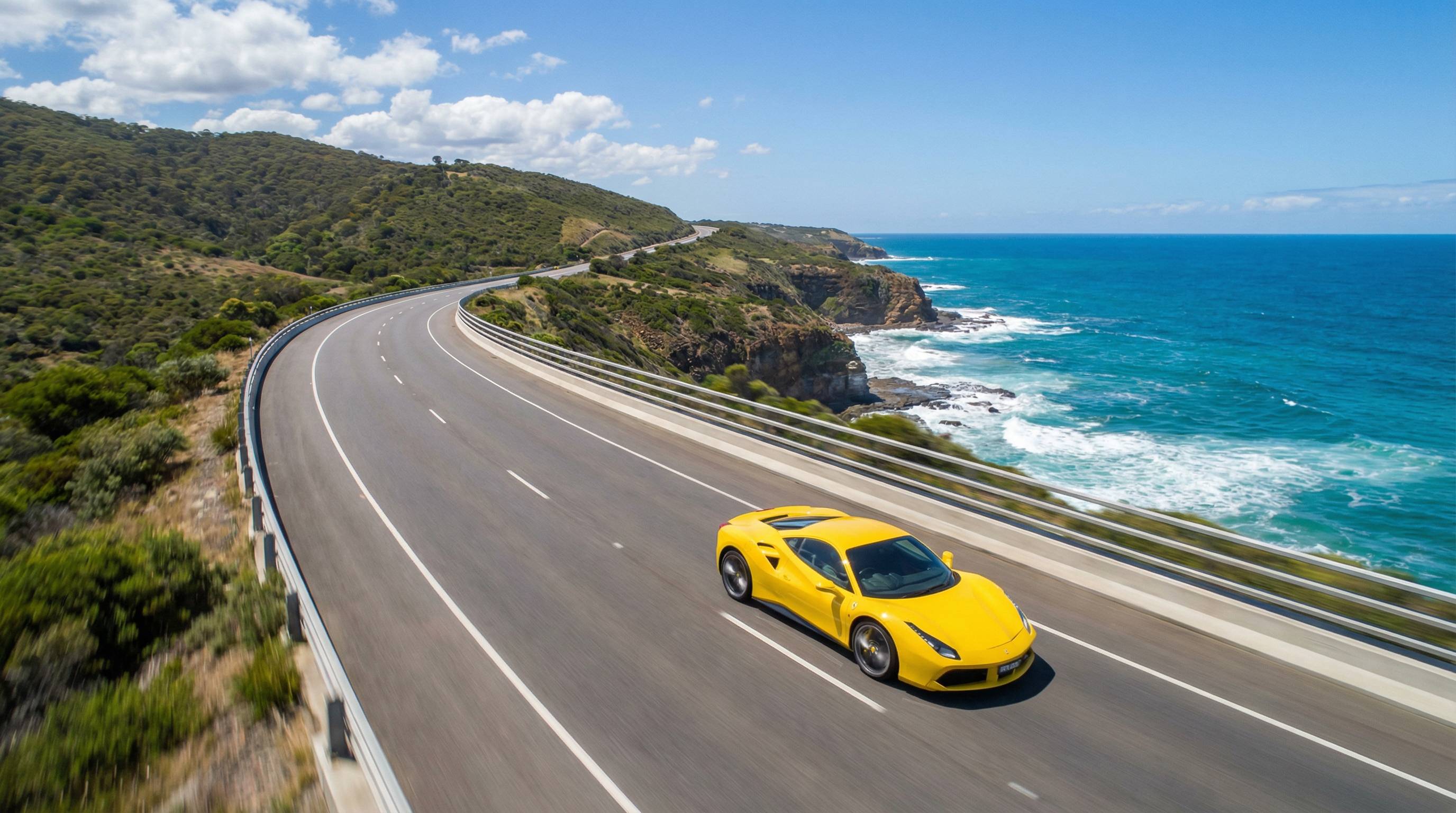 蘑菇视频超跑海岸公路测评视频